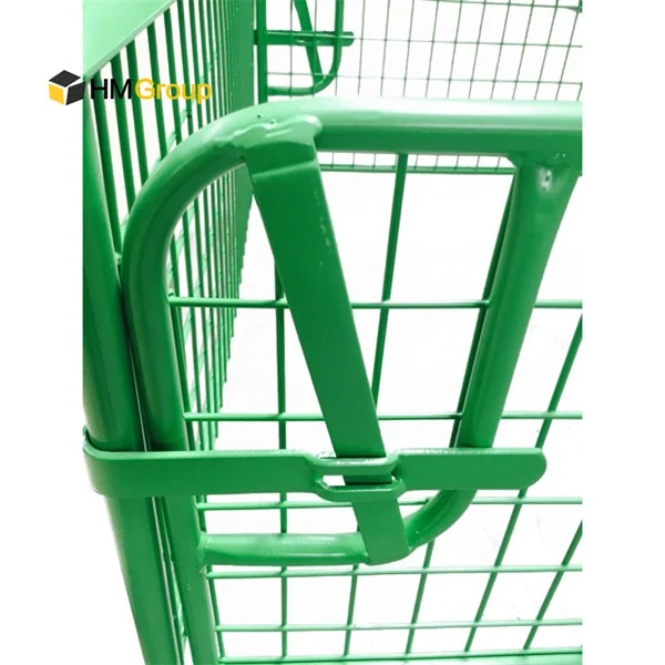 steel wire basket pallet cage