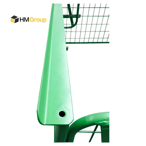 warehouse foldable steel pallet cage